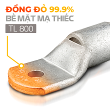 Đầu cosse bít hạ thế TL800 (Bulong 14-16-20)