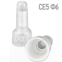 Đầu Cos núm nối dây điện CE5-Ø6 (cosse đầu dù CE)