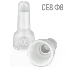 Đầu Cos núm nối dây điện CE8-Ø8 (cosse đầu dù CE)