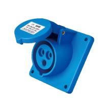 Ổ cắm công nghiệp nghiêng 16A; 220~240V-2P+E; IP44-6h