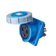 Ổ cắm công nghiệp nghiêng 63A; 220~240V-2P+E; IP67-6h