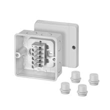 D 9025 - Cable Juntion Boxes IP 55 / IP 65 with metric knockouts for cable entry  size 88 x 88 x 53
