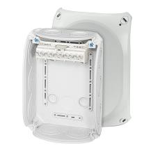 DK 1006 G - Cable Juntion Boxes IP 66 with membranes for cable entry  size 130 x 180 x 77