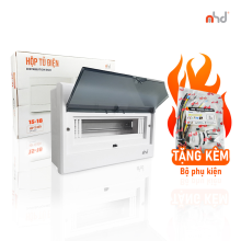 Vỏ tủ điện đế sắt 15-18 module