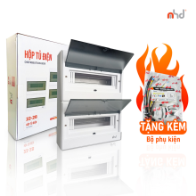 Vỏ tủ điện đế sắt 22-28 module