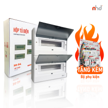 Vỏ tủ điện đế sắt 30-34 module