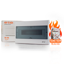 Vỏ tủ điện nhựa ABS 11-14 module