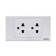 2 Ổ cắm 3 chấu 16A SINO S18ASUE2